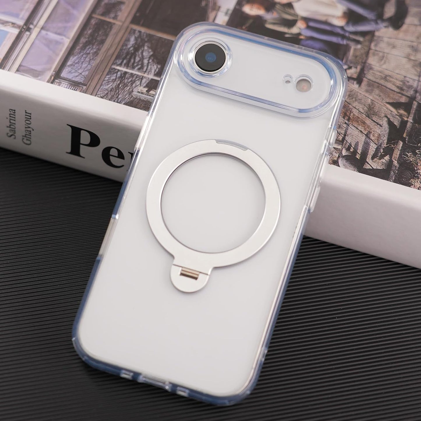 iPhone Air Case with 360 Spin Magnetic Stand and Camera Control