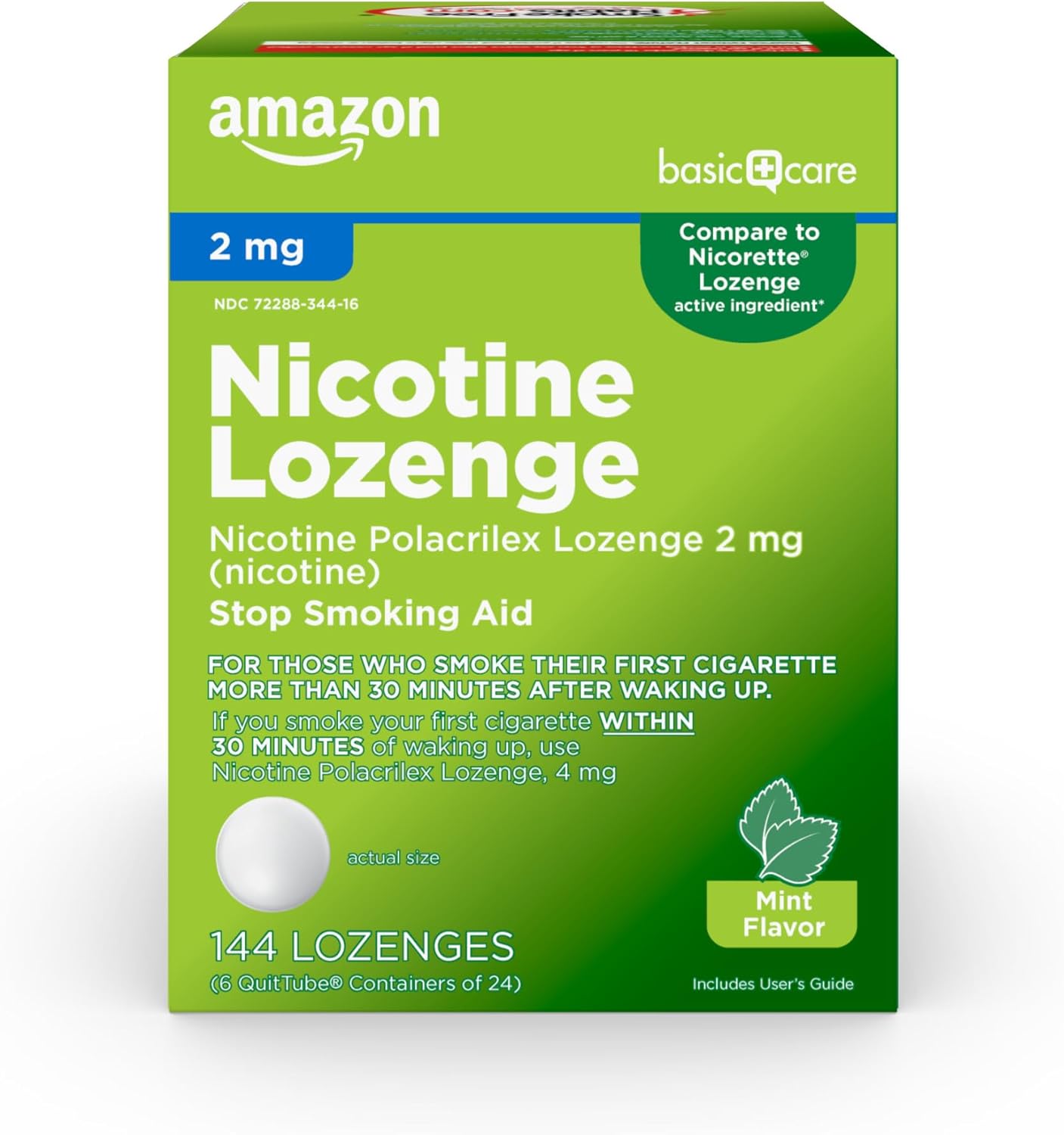 Nicotine Polacrilex Lozenge 2 mg - Effective Stop Smoking Aid