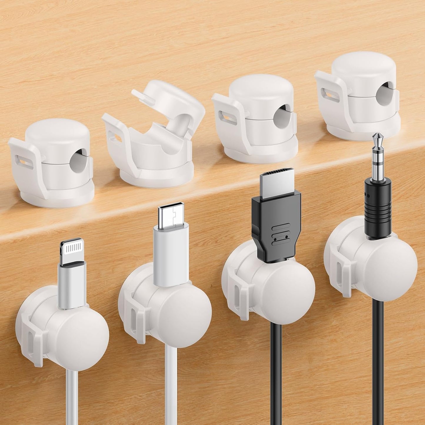 LOTUNY Cable Clips: Tidy Cords Anywhere!