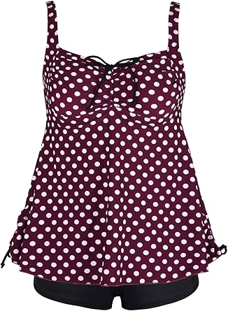 Septangle Plus Size Bathing Suits for Women - Stylish Tankini