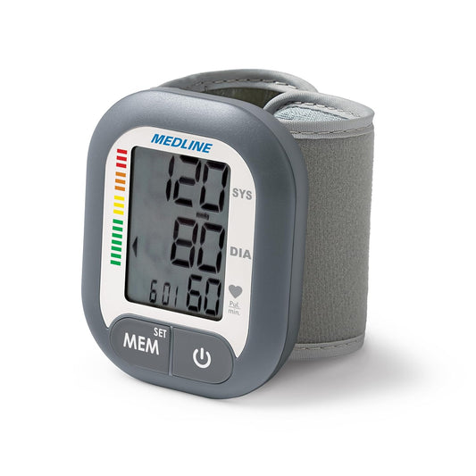 Medline Digital BP Monitor, Memory & Batteries Included