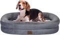 Orthopedic Waterproof Large Dog Bed with Bolsters - Supportive Memory