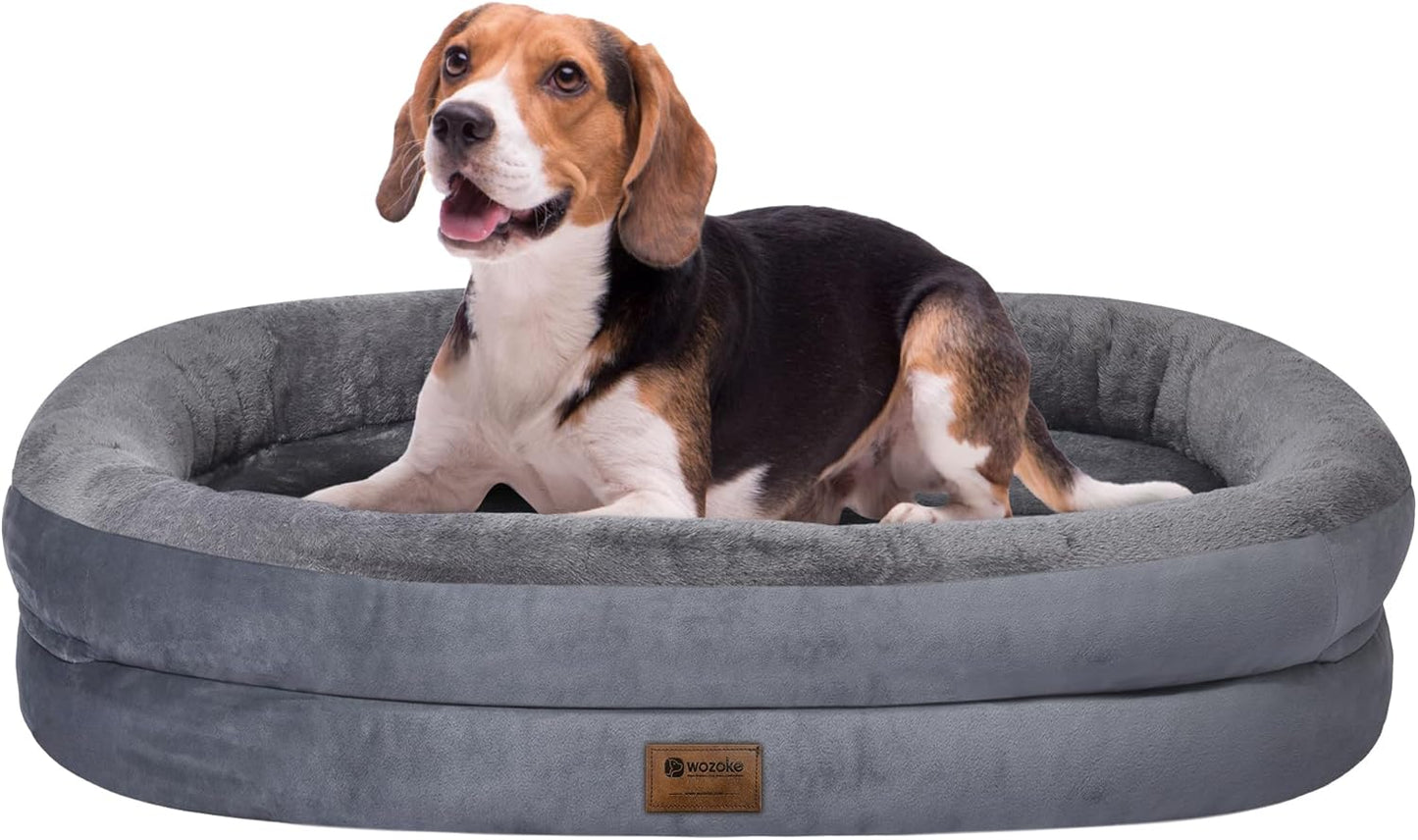 Orthopedic Waterproof Large Dog Bed with Memory Foam Comfort