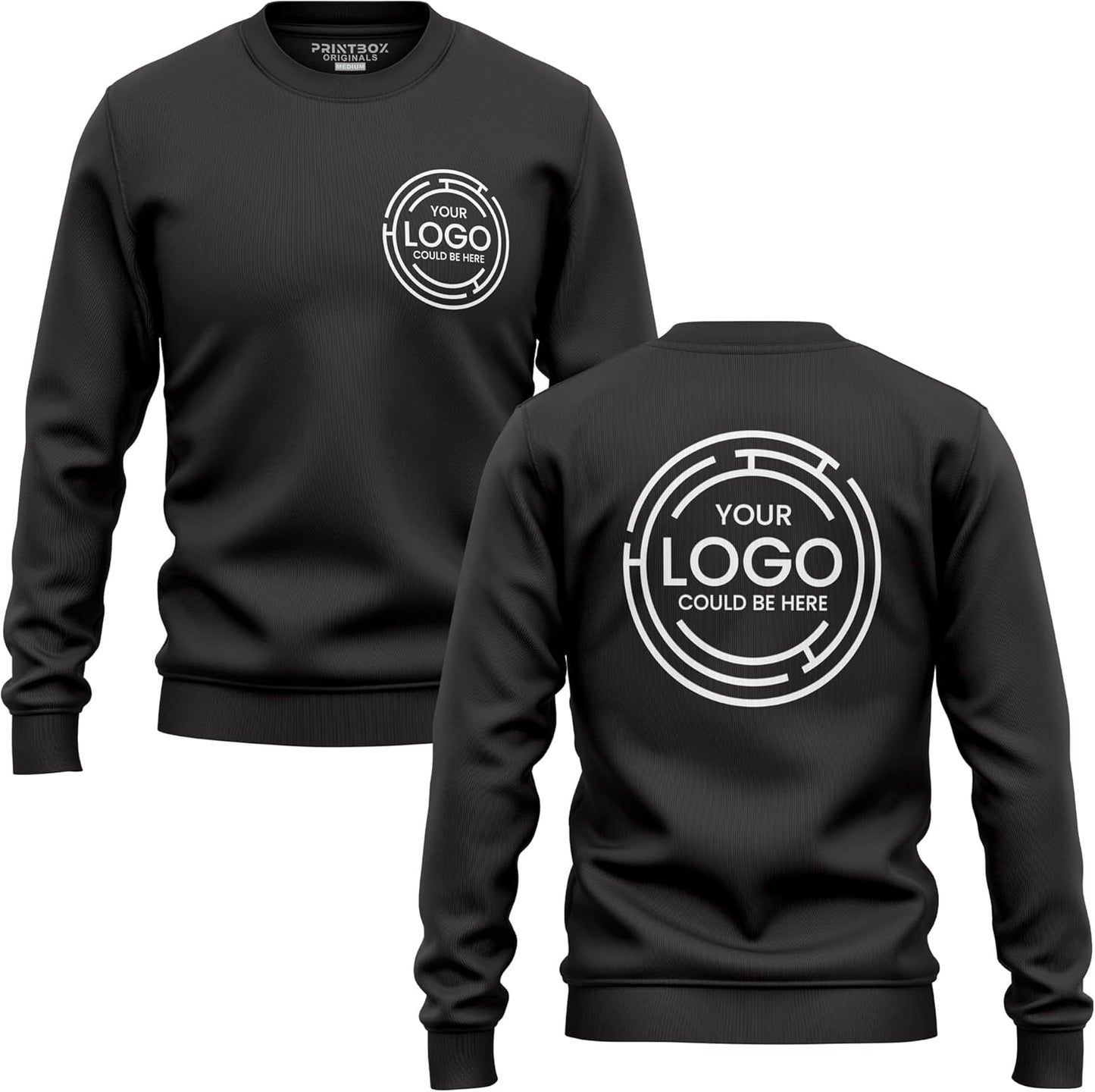 Men's Custom Logo Sweatshirt - Workwear Perfection