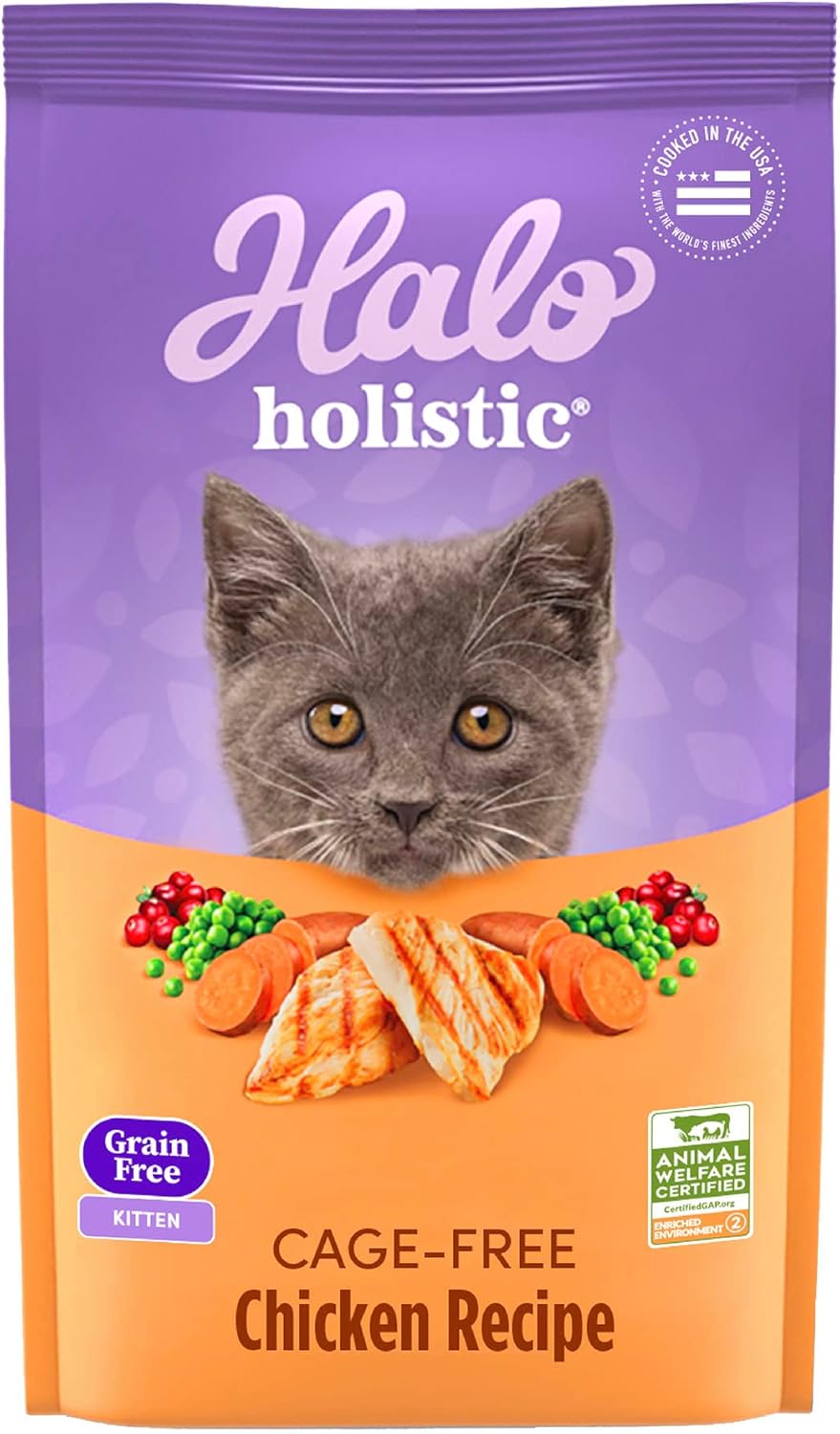 Halo Holistic Kitten Food with Cage Free Chicken Recipe