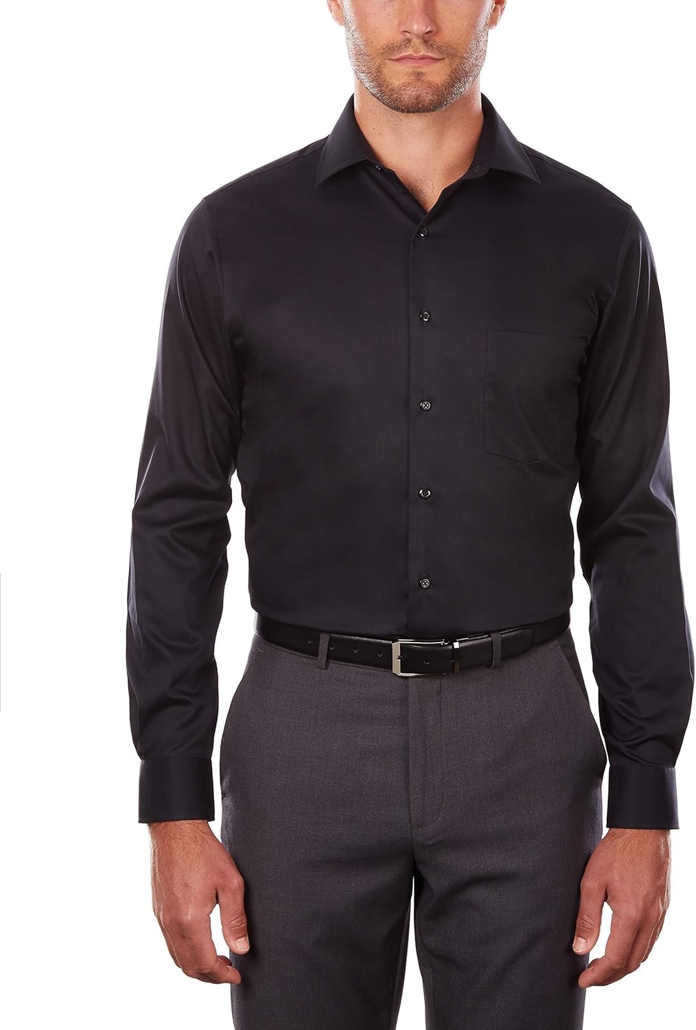 Van Heusen Men's Dress Shirt with Flex Collar for Comfort