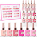 28-Piece Gel Nail Polish Set for Creative DIY Nail Art Design