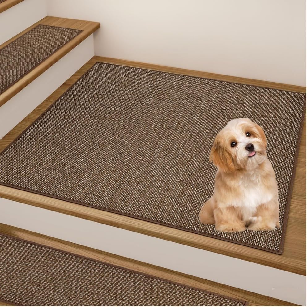Non Slip Liner Stair Treads for Wooden Steps, 30in Square Rug