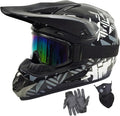 SanQing Youth Dirt Bike Helmet DOT Approved - Off-Road Protection