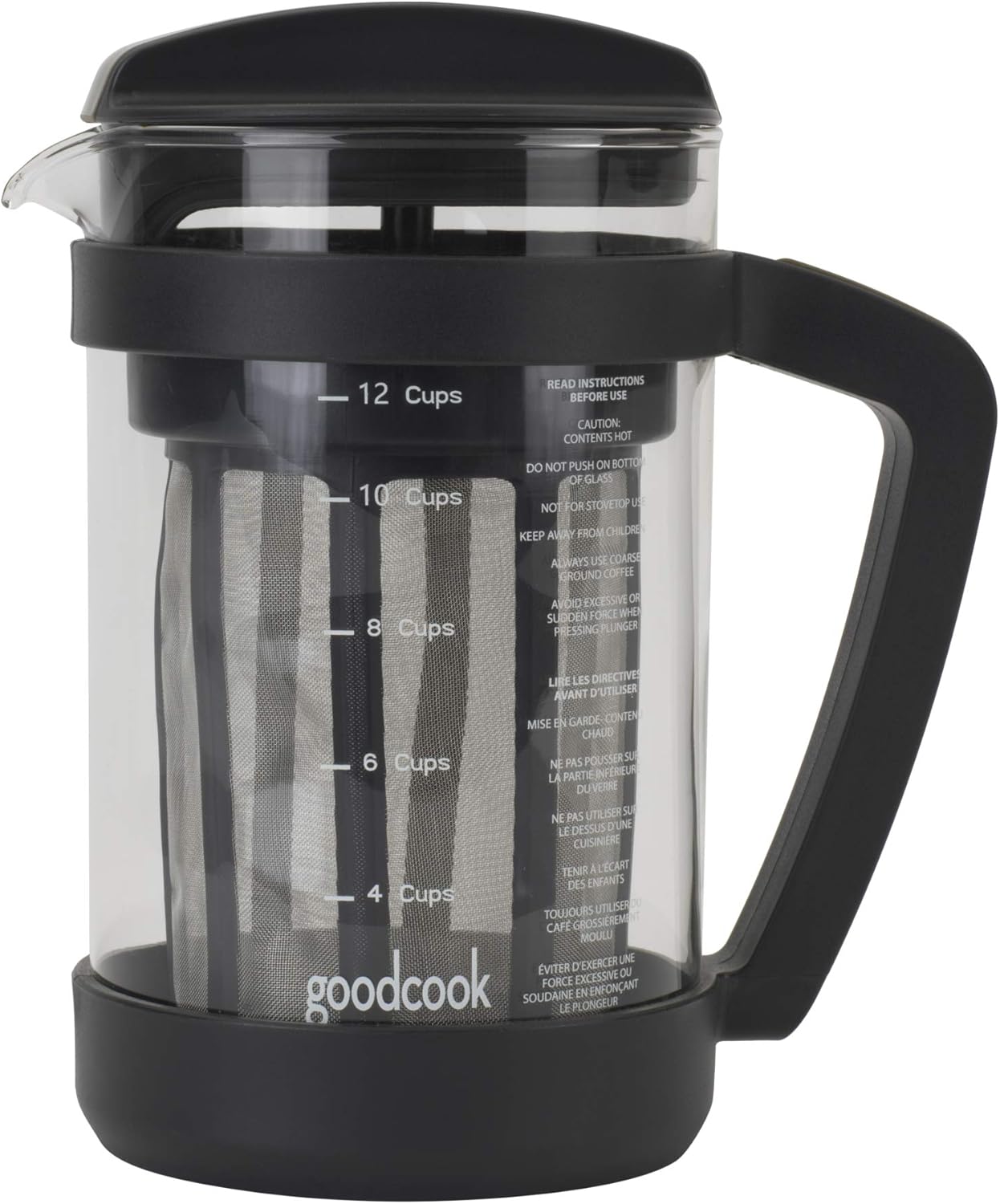 GoodCook 1.5L Glass Cold Brew Coffee Maker - Premium Quality