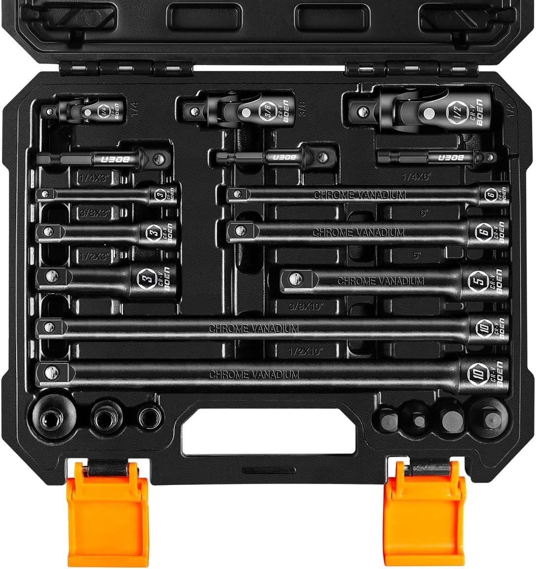 BOEN 21 Piece Drive Tool Accessory Set for Ultimate Versatility