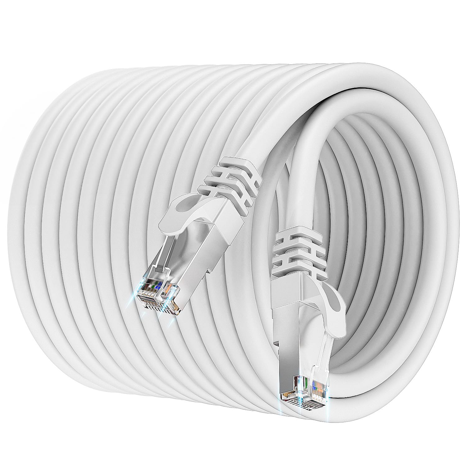 Cat 7 Outdoor Ethernet Cable 150ft for High-Speed Internet