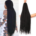 6 Packs Goddess Box Braids Crochet Hair 30 in Prelooped Box Braids