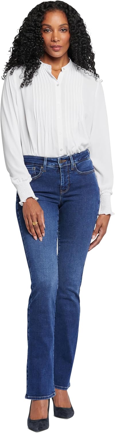 NYDJ Womens Barbara Bootcut Fit Denim Jeans for Stylish Comfort