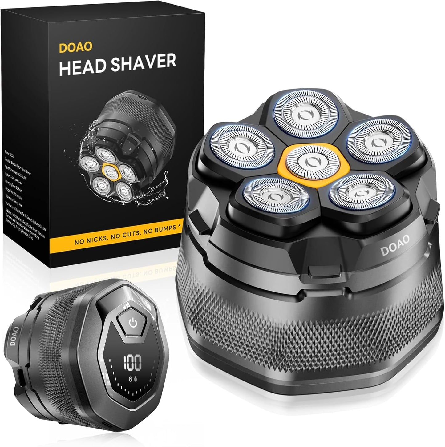 Head Shavers for Bald Men with 6D Floating Blades for Smooth Shave