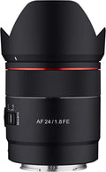 Samyang 24mm F1.8 AF Compact Full Frame Wide Angle Lens (Renewed)
