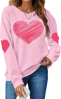 Love Heart Graphic Valentine Sweatshirt - Cozy & Stylish