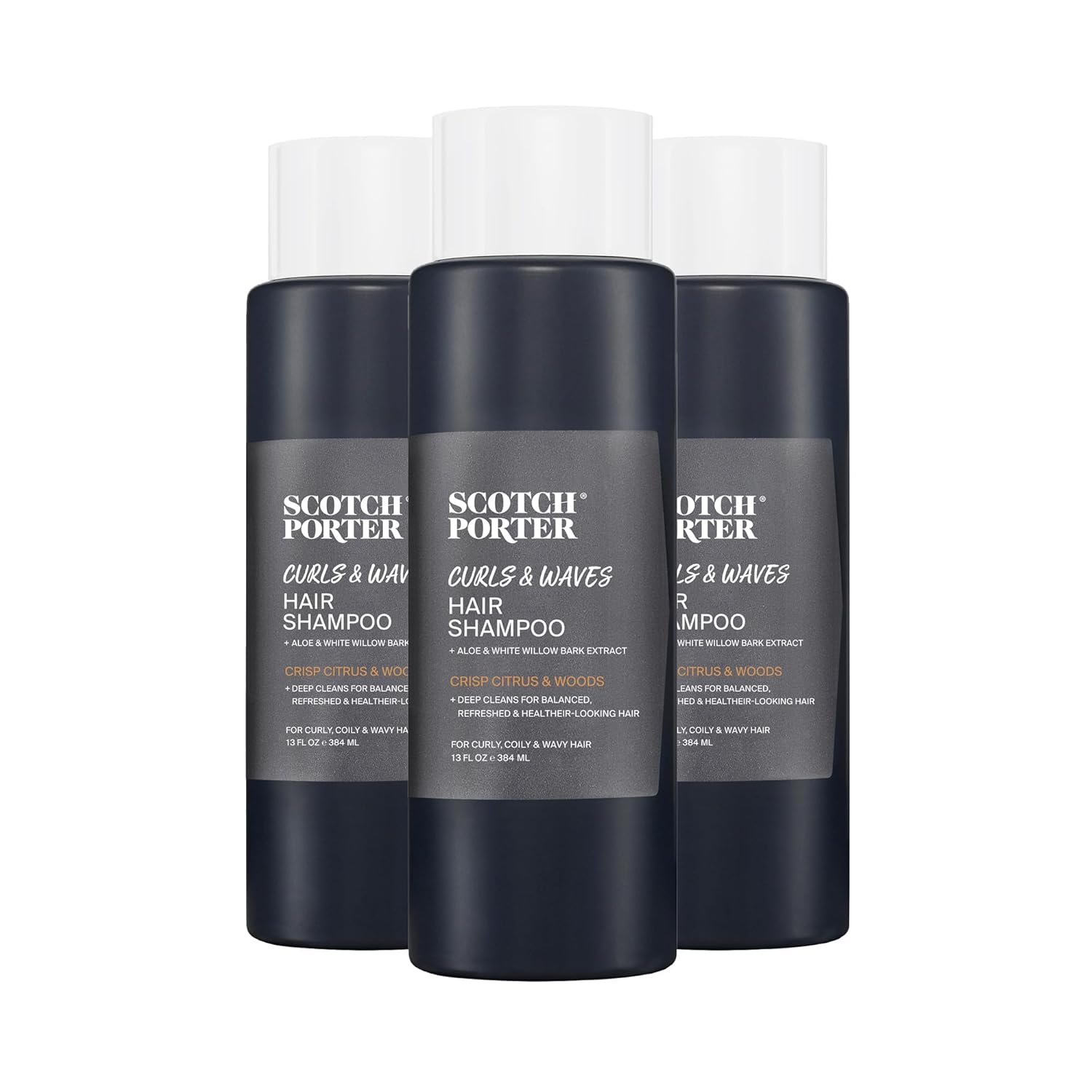 Scotch Porter Curls & Waves Shampoo for Men - Gentle Wash