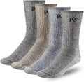 People Socks Merino Wool Crew Socks 4-Pack - Durable Everyday Comfort