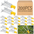 Tondiamo Chain Link Insulator for Electric Fence - 200 Pcs