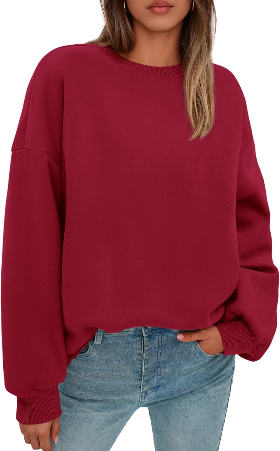 PRETTYGARDEN Oversized Crewneck Sweatshirt for Women 2025