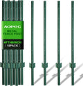 AOPEC 4 Feet Heavy Duty Metal Fence Post Pack of 10