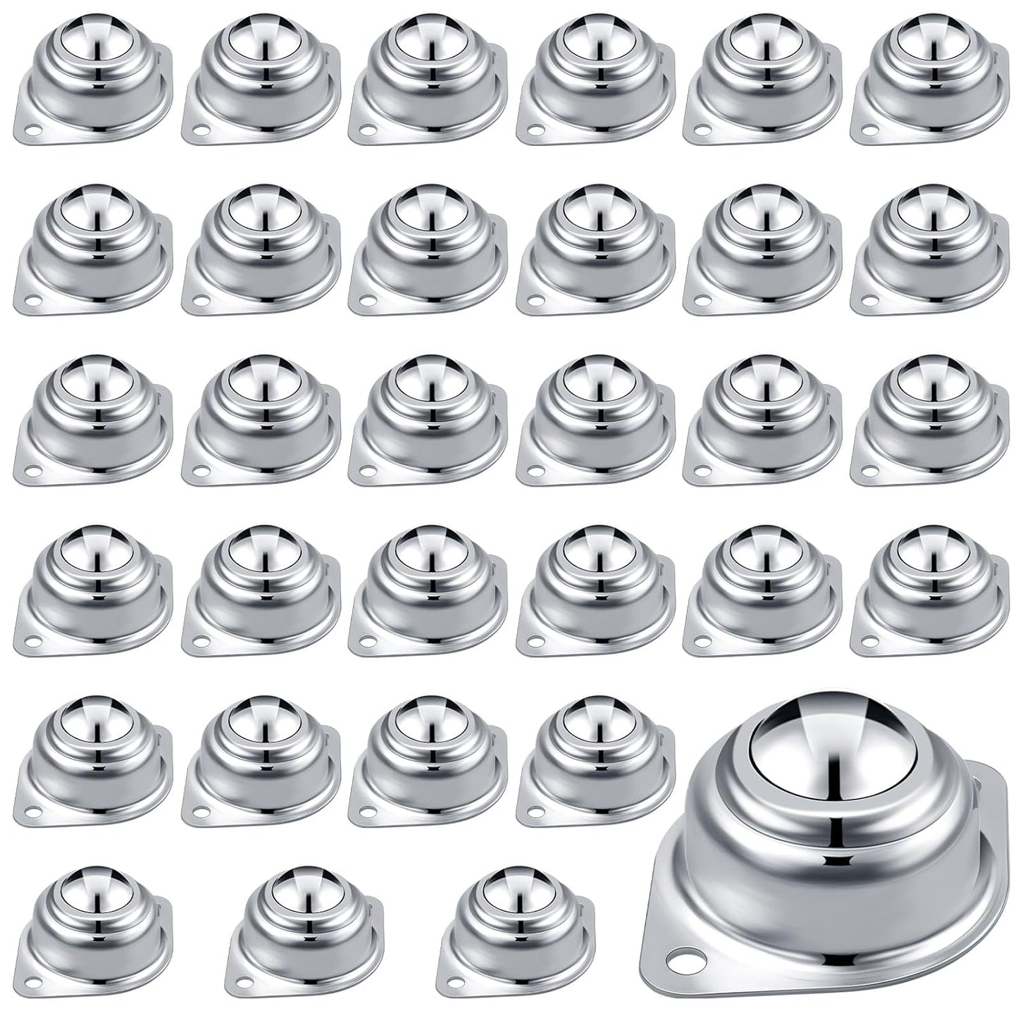32Pcs Roller Ball Transfer Bearings for Smooth Movement Needs