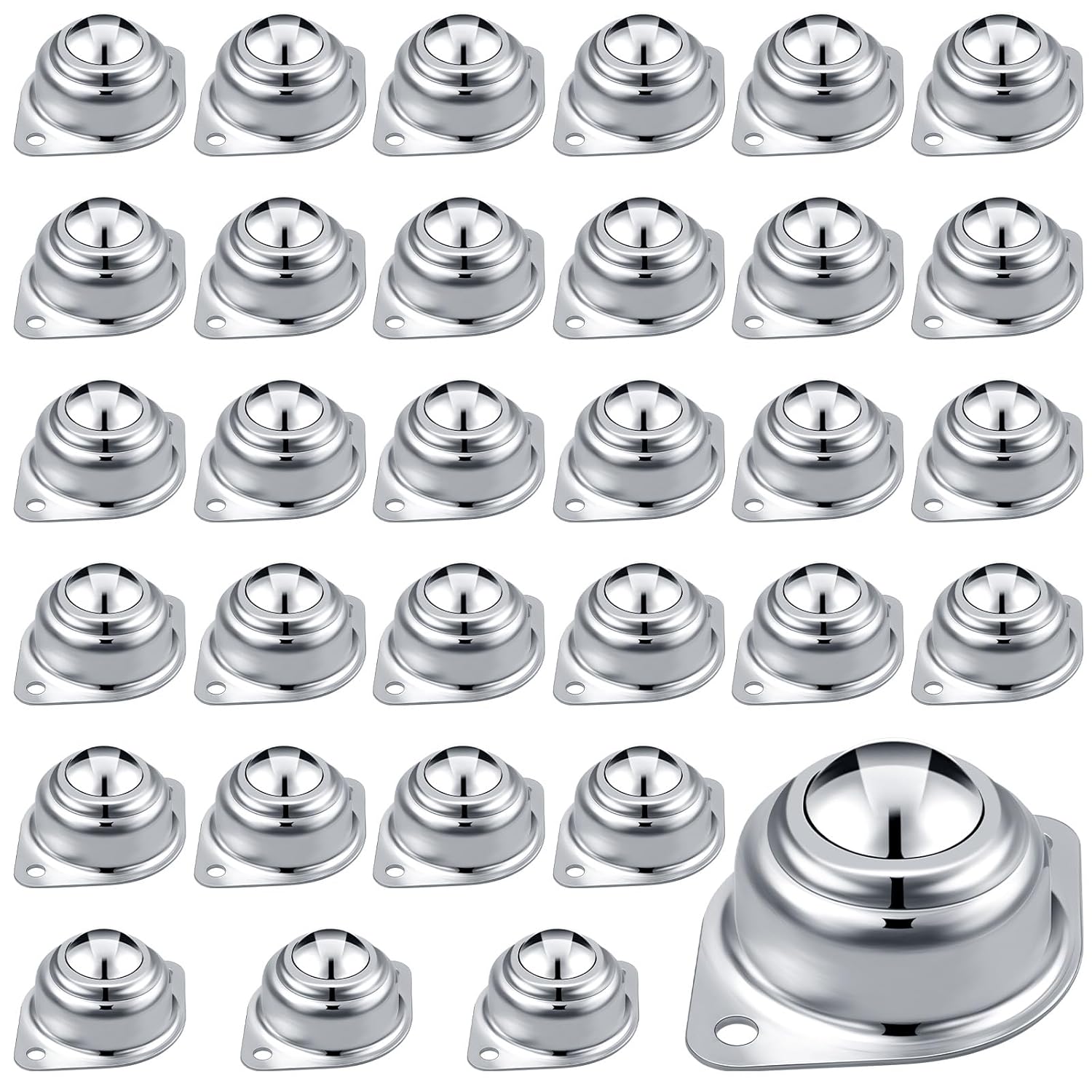32Pcs Roller Ball Transfer Bearings for Smooth Movement Needs