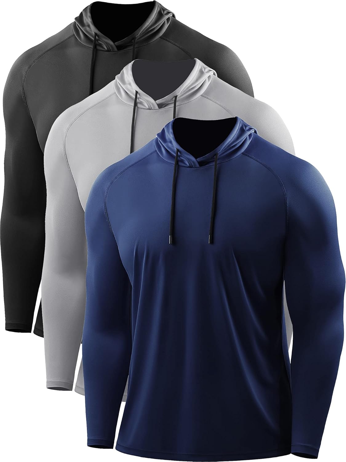 CADMUS Men's Workout Long Sleeve Fishing Shirts for Sun Protection
