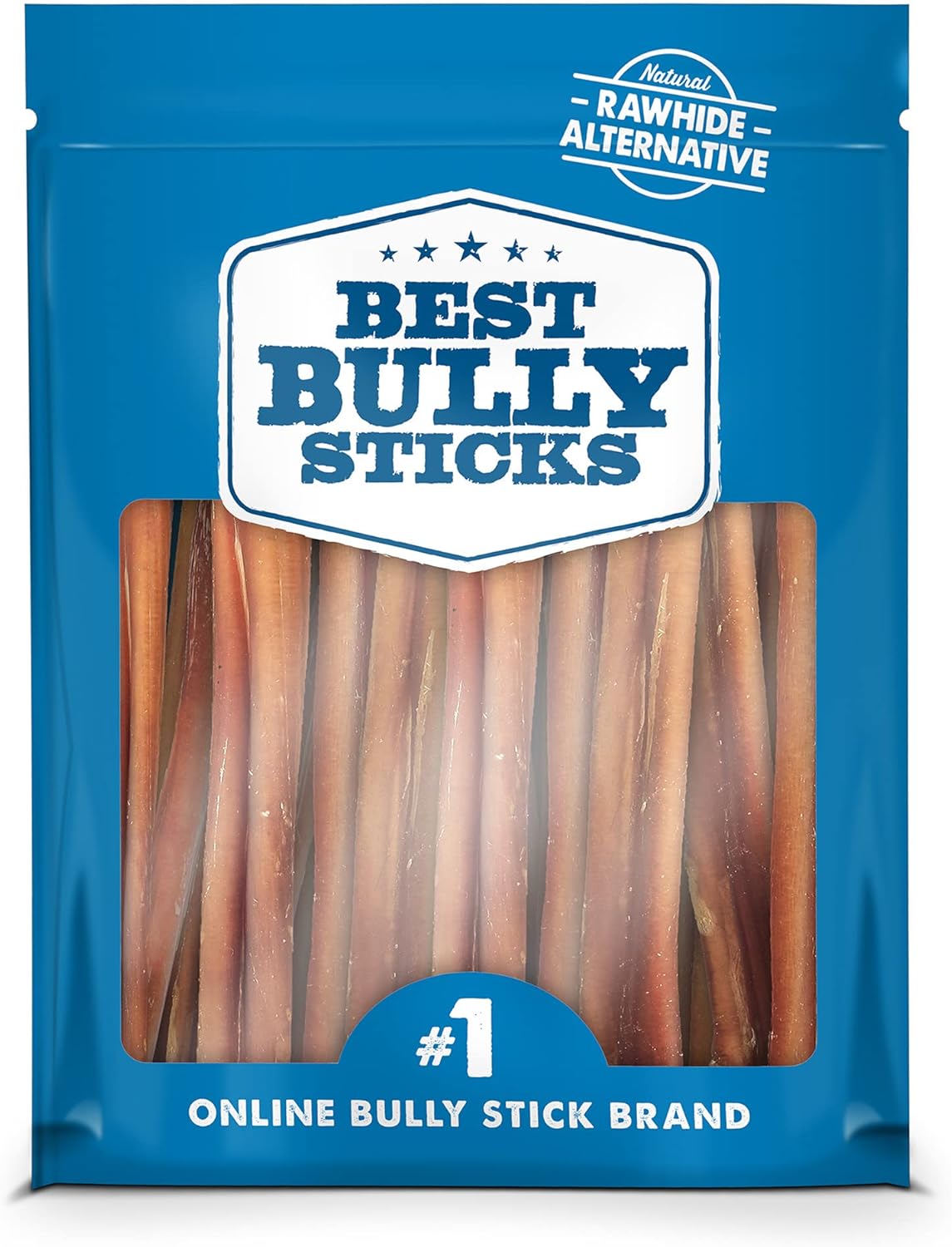 Best Bully Sticks 6 Inch Bully Sticks for Dogs - 15 Count
