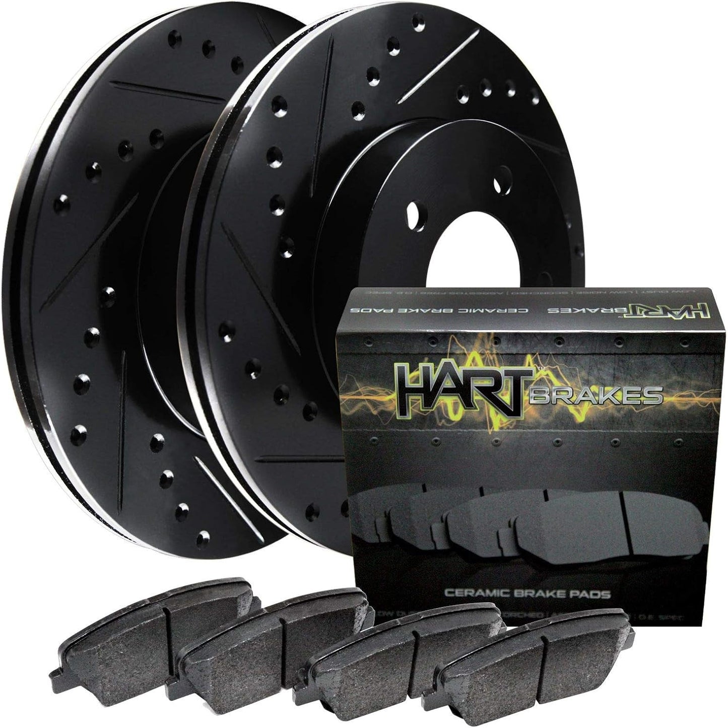 Hart Brakes Rear Brake Kit for Cadillac Escalade and Silverado