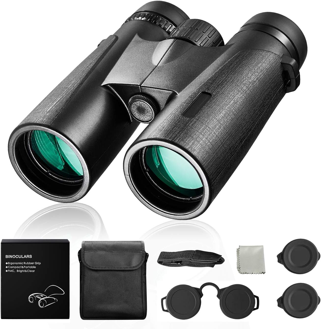 Lavcus 12X42 HD Binoculars for Adults - Waterproof & Durable