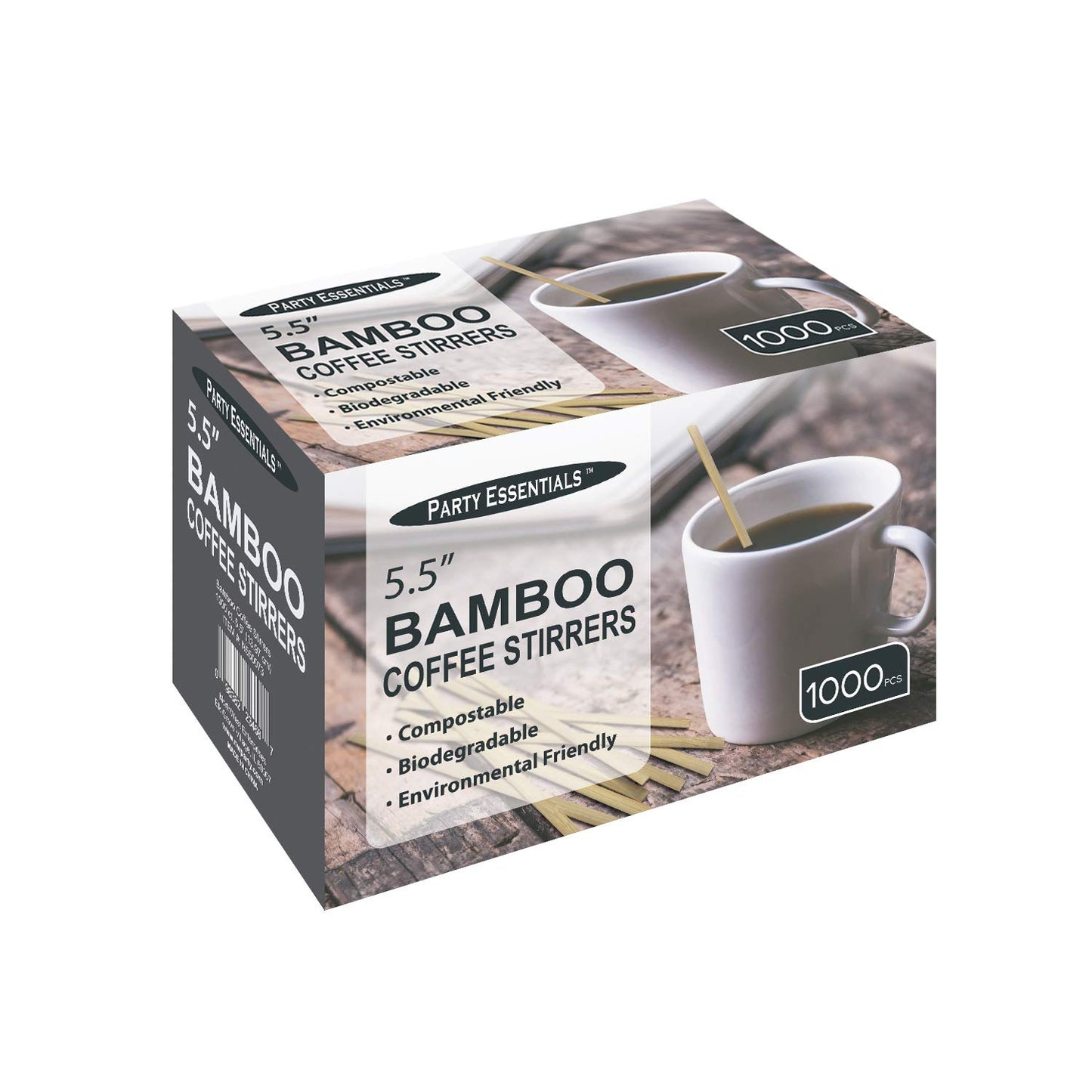 Natural Bamboo Coffee Stirrers for Eco-Friendly Parties