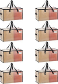 VENO 8 Pack Moving Bags for Comforters and Blankets - Heavy Duty