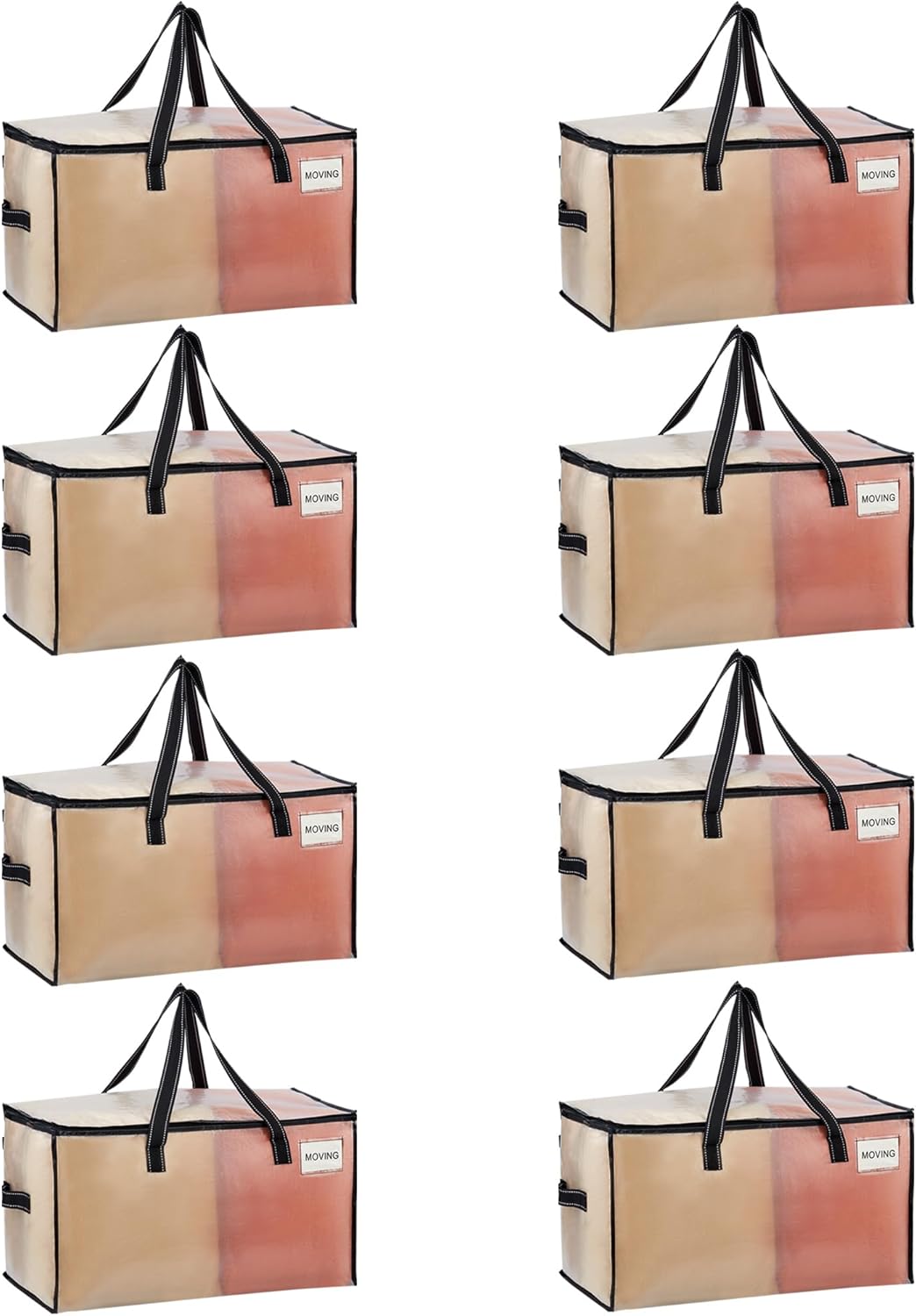 VENO 8 Pack Moving Bags for Comforters and Bedding Storage