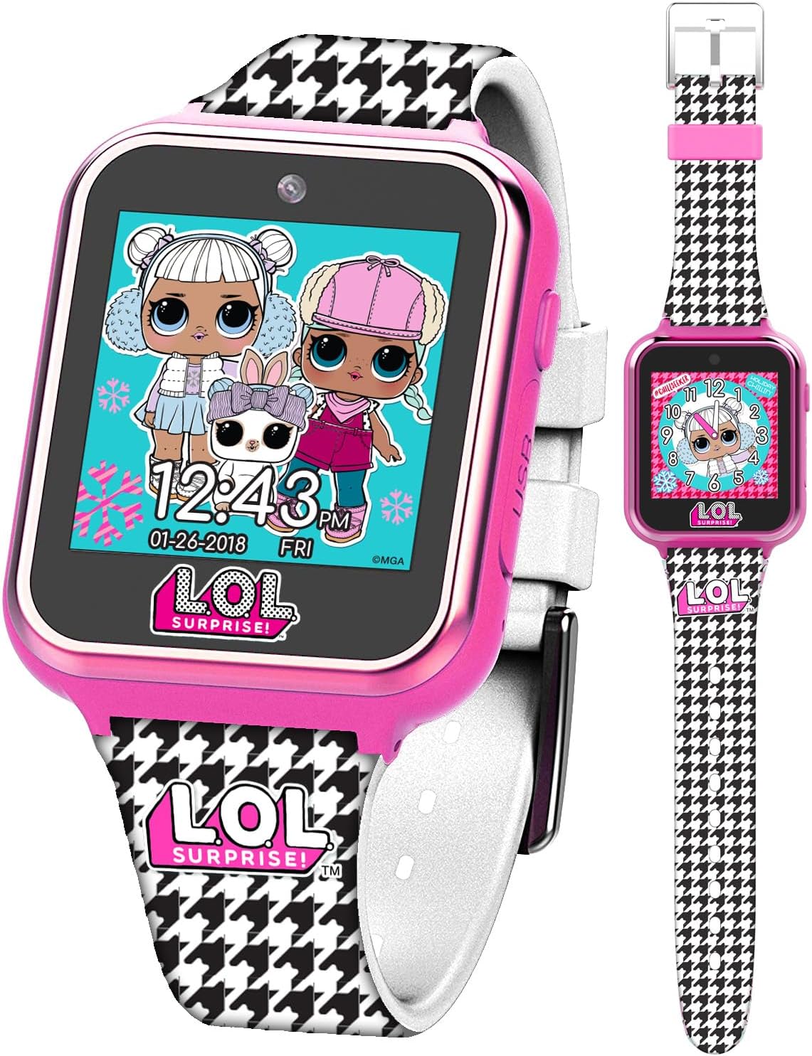 LOL Surprise Kids Smart Watch with Camera and Fun Features