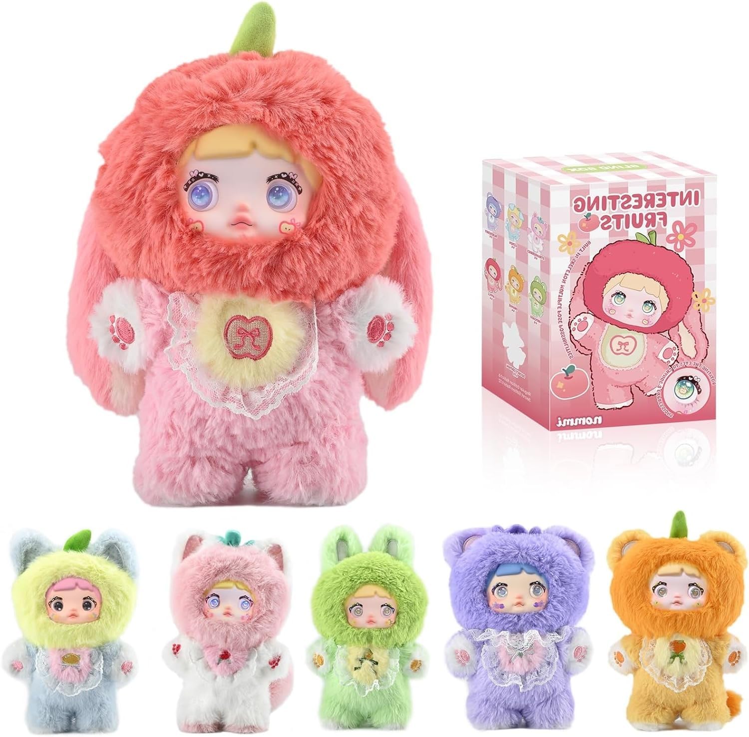Kawaii Nommi Cute Fruit Series Plush Blind Box Doll Collectible