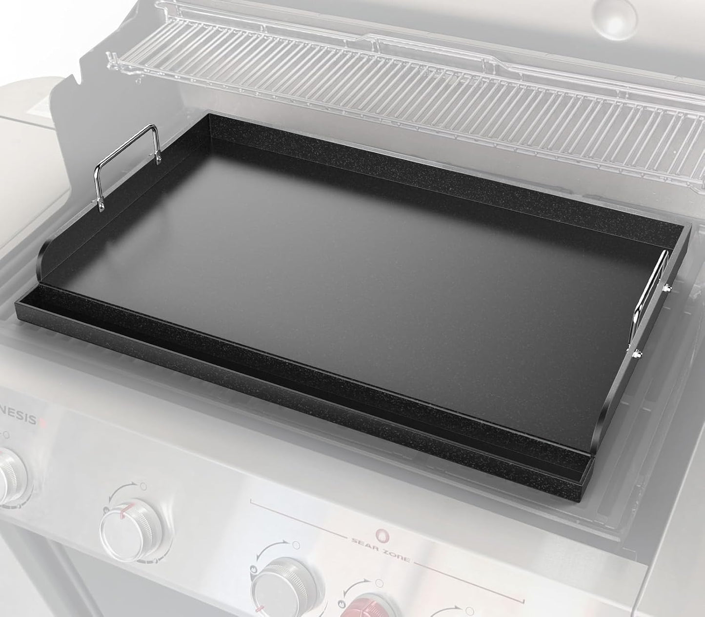 Nonstick Cast Iron Griddle for Gas Grill - 25 in x 16 in