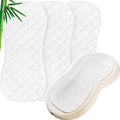 Quilted Thicker Changing Pad Liner 3 Pack - Waterproof, Non-Slip Fit