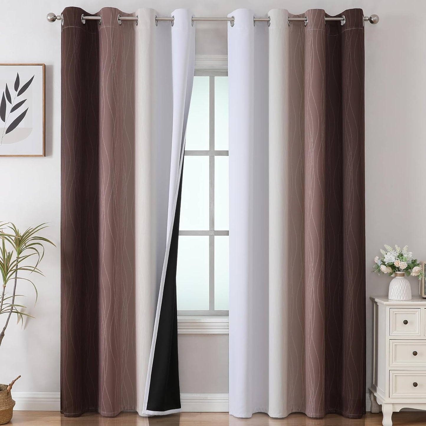 Ombre Blackout Curtains by Estelar Textiler for Modern Homes