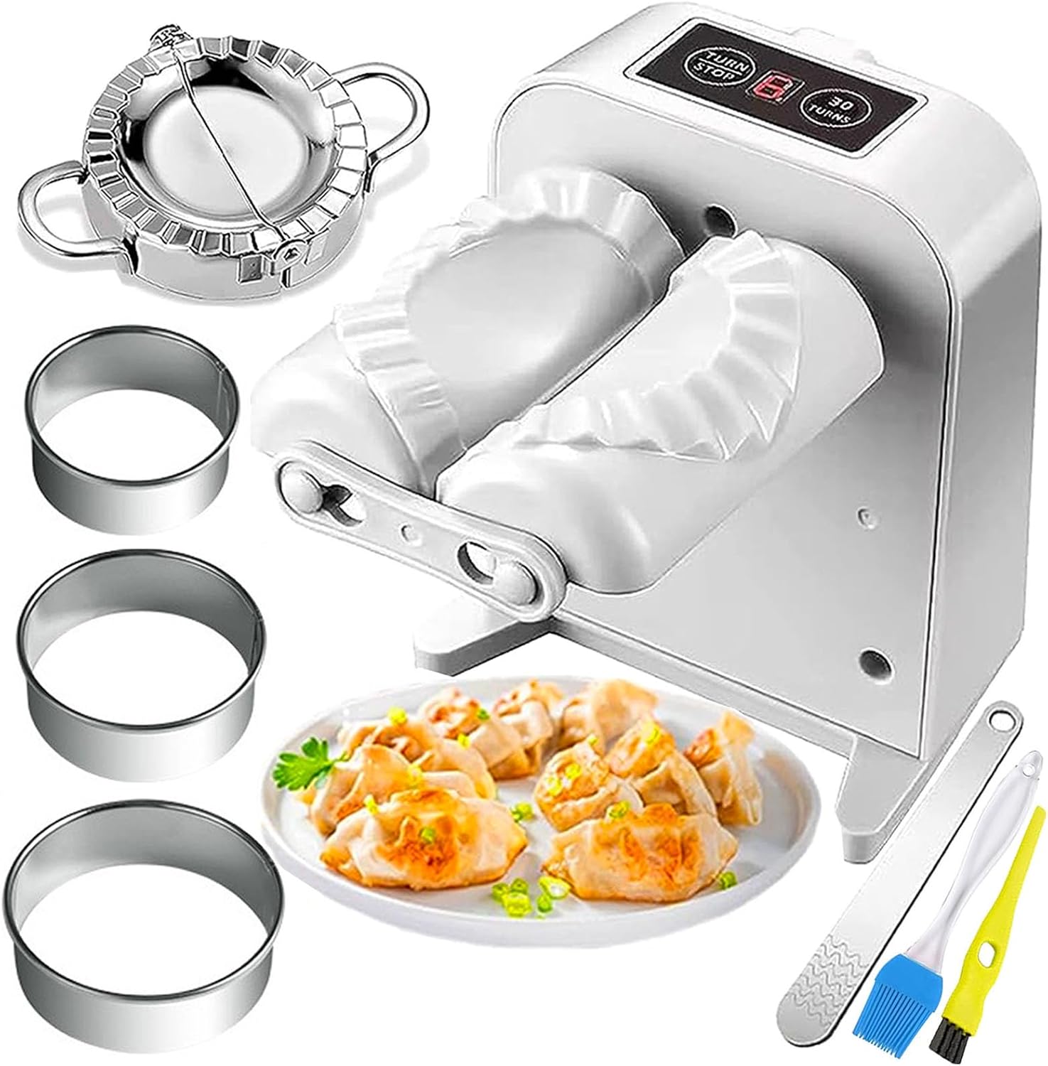 Rechargeable Electric Dumpling Maker | 2 Modes | Easy & Quick | Cyandream
