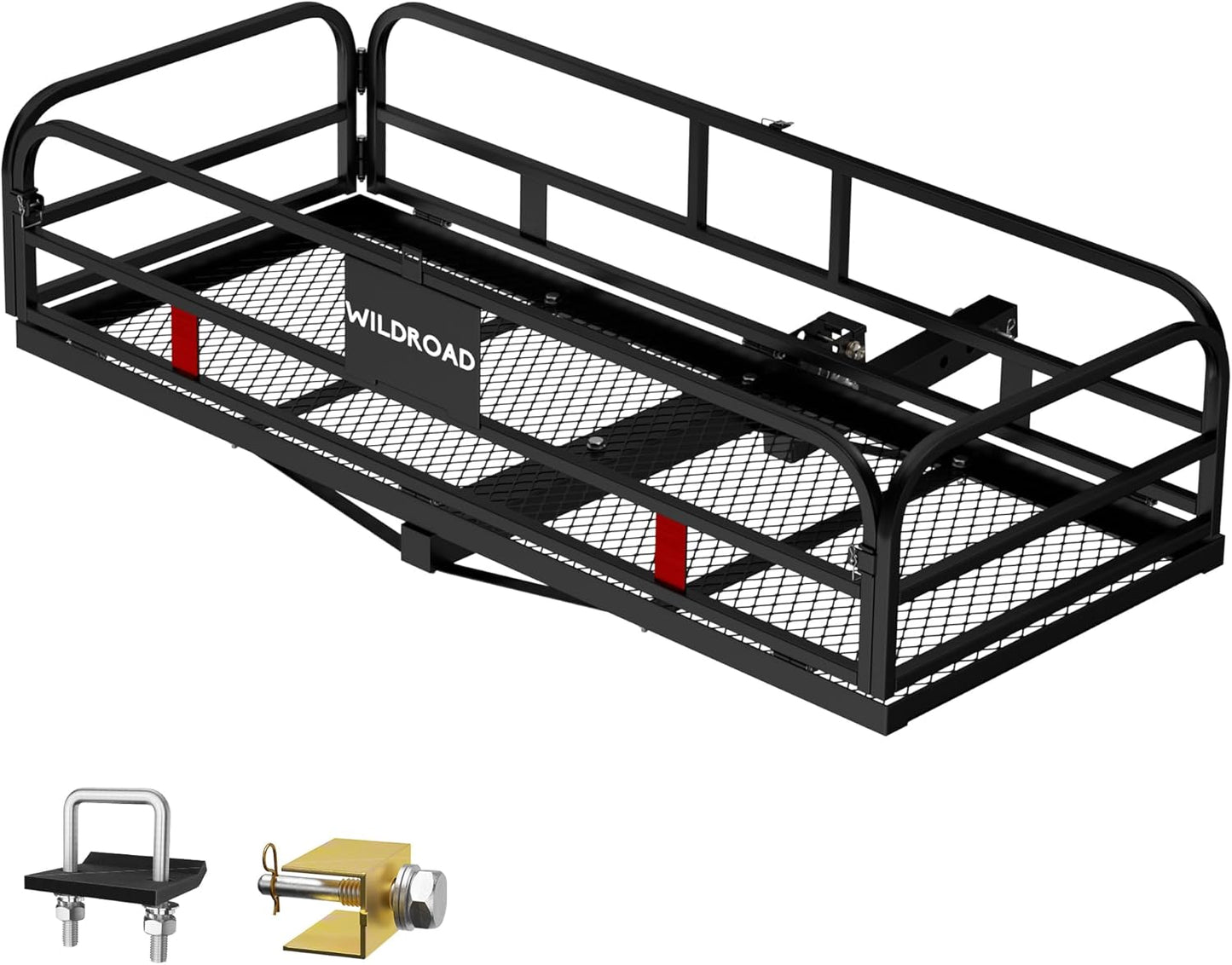 Wildroad Hitch Mount Cargo Carrier Basket for SUVs and Trucks