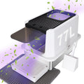 RIZZARI Stainless Steel Cat Litter Box for Multi-Cat Homes