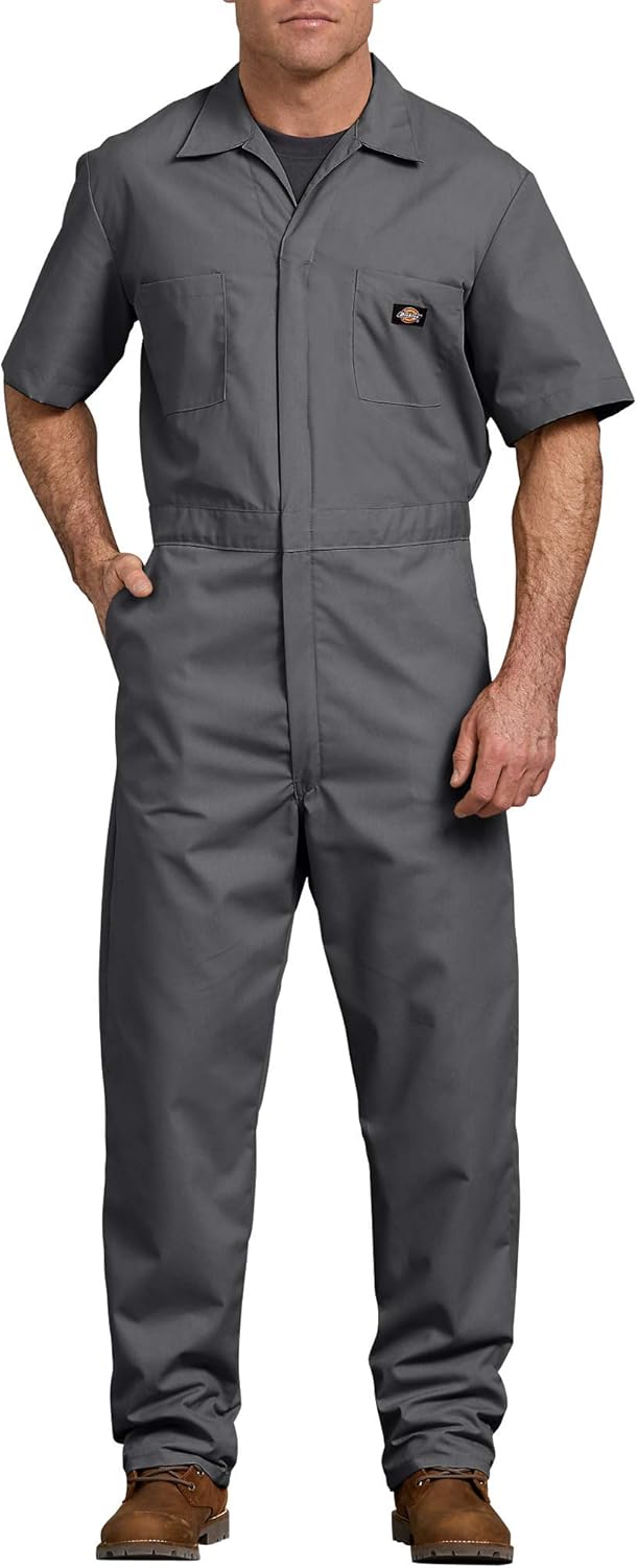 Dickies Men's Short Sleeve Coverall: Durable Work Jumpsuit