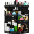 Black 360 Makeup Organizer Rotating 7-Layer Large Capacity - Smooth