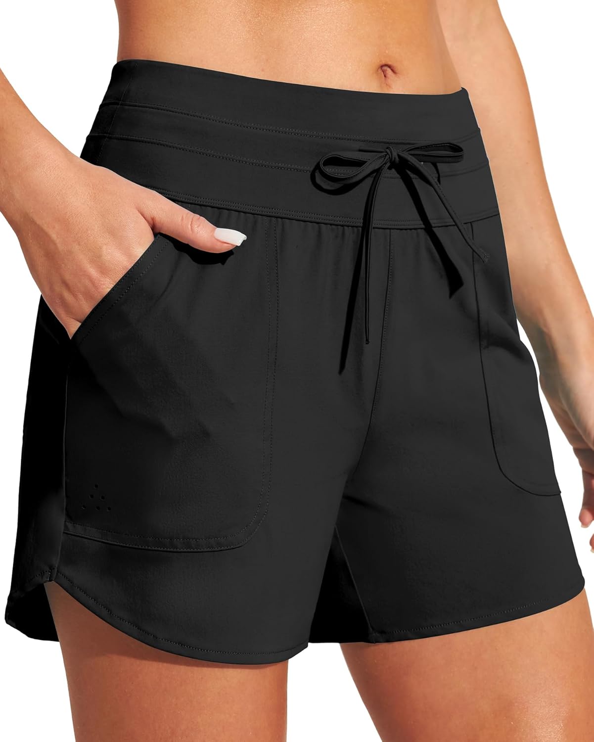 IUGA Womens 5in Swim Board Shorts for Beach Fun and Comfort