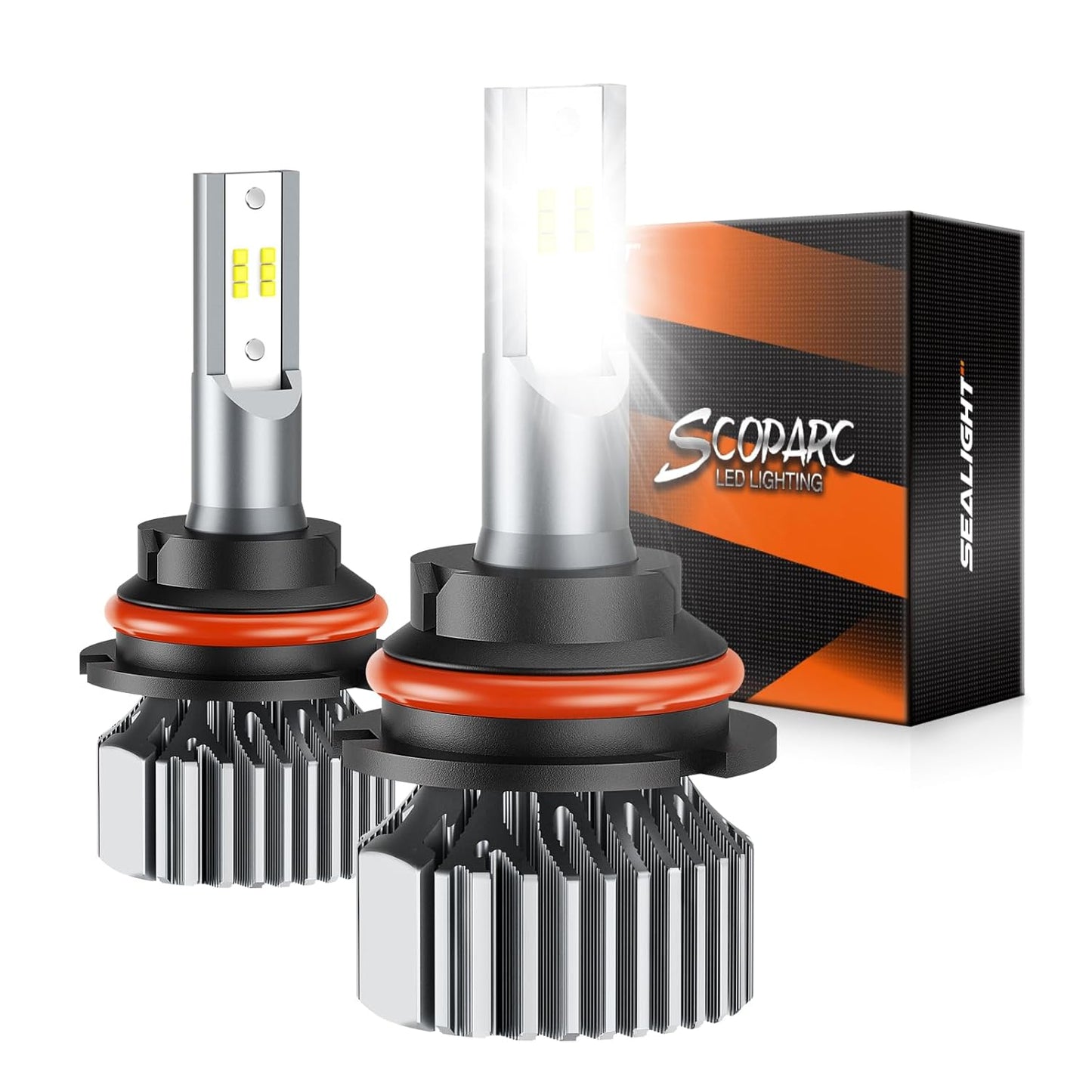 SEALIGHT 9007 Bulbs - Super Bright, Eye-Protection, Easy Install