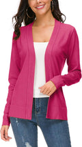 Urban CoCo Women's Long Sleeve Open Front Knit Cardigan (Style DPL7)