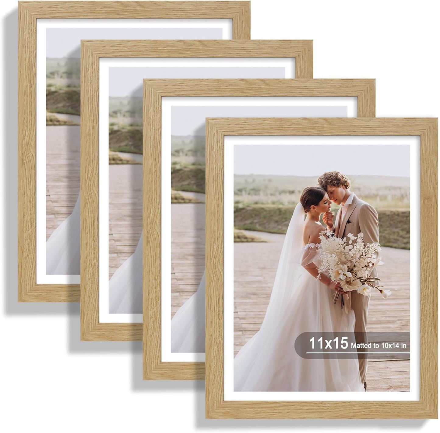 11x15 Picture Frame Set of 4 for Stunning Home Display