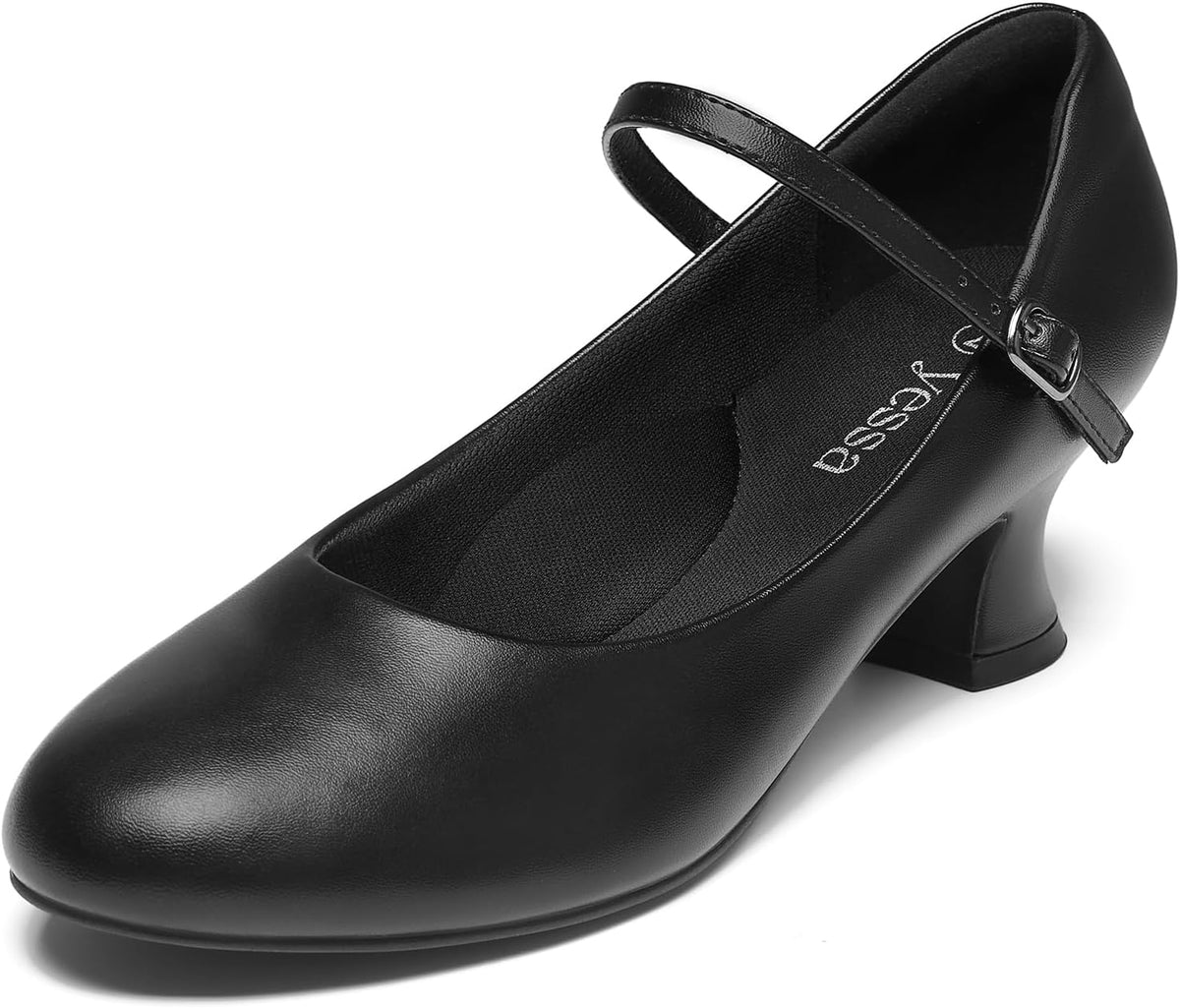 YESSA 1920s Character Shoes for Women - Dance Pumps & Heels